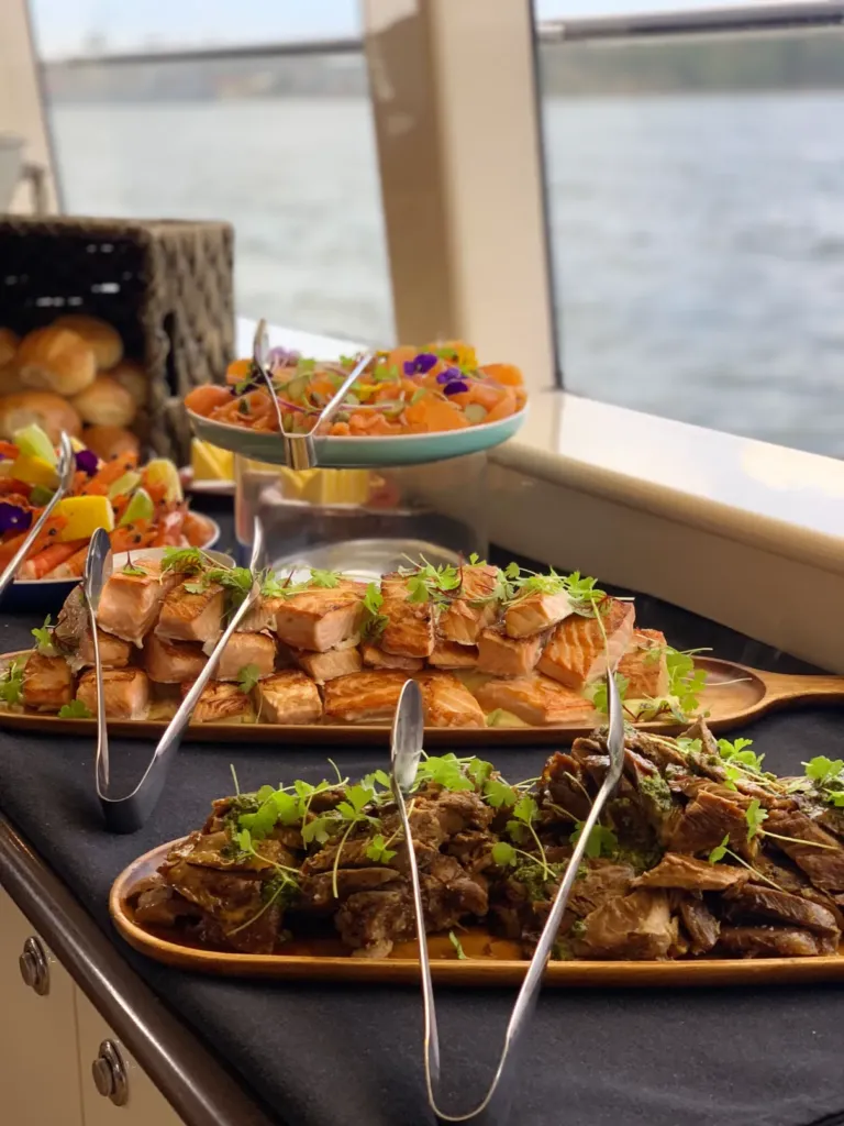 guide to sydney premium small party catering, sydney catering, catering sydney, sydney venue, classic throttle shop sydney , canapés, platter, plated, food presentation, food station